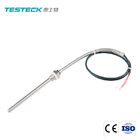 ISO PT100 IP54 Flexibl الخيوط المعدنية مسبار SUS321 مستشعر درجة حرارة الثرمستور
